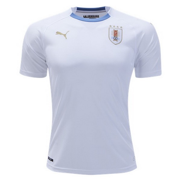 Thailande Maillot Football Uruguay Exterieur 2018 Blanc